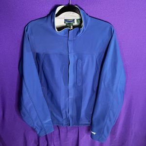 LL Bean Softshell Windstopper Jacket Blue Size Mens‎ Medium